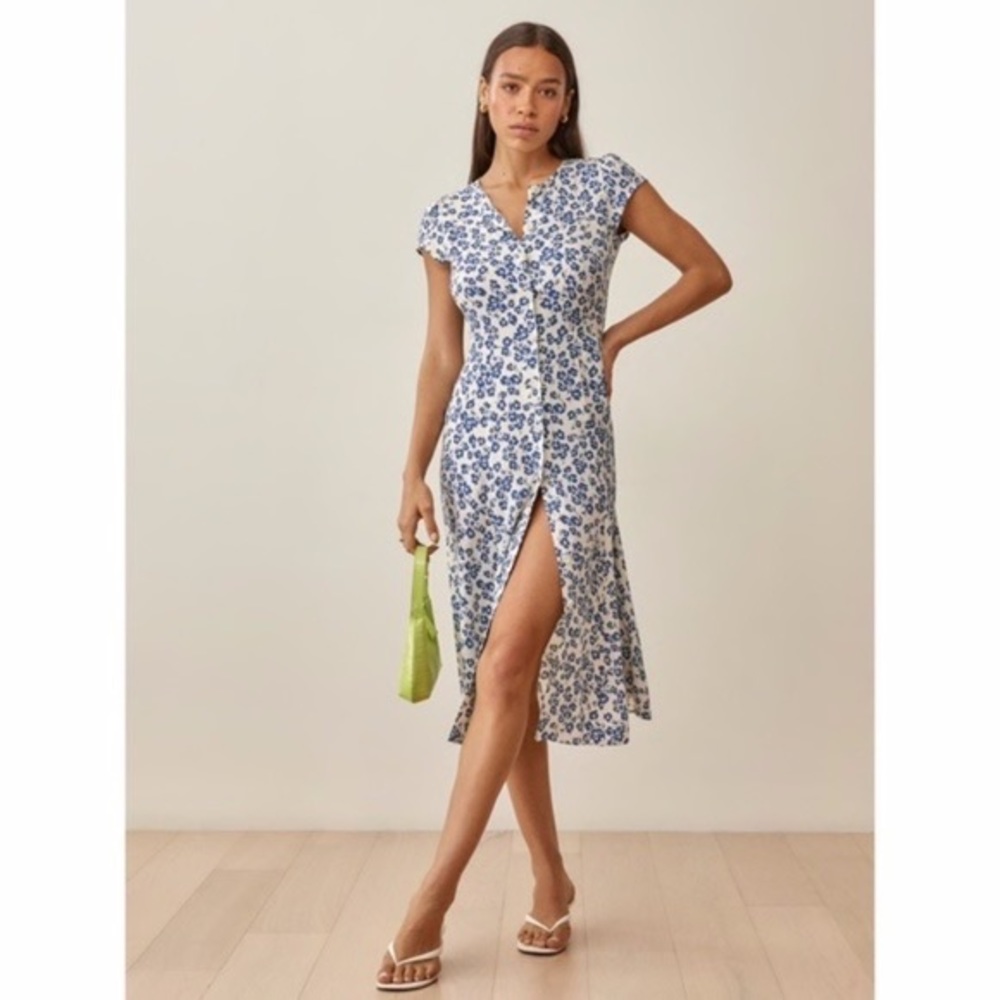 NWT Reformation Fauna Dress Milanesa 6